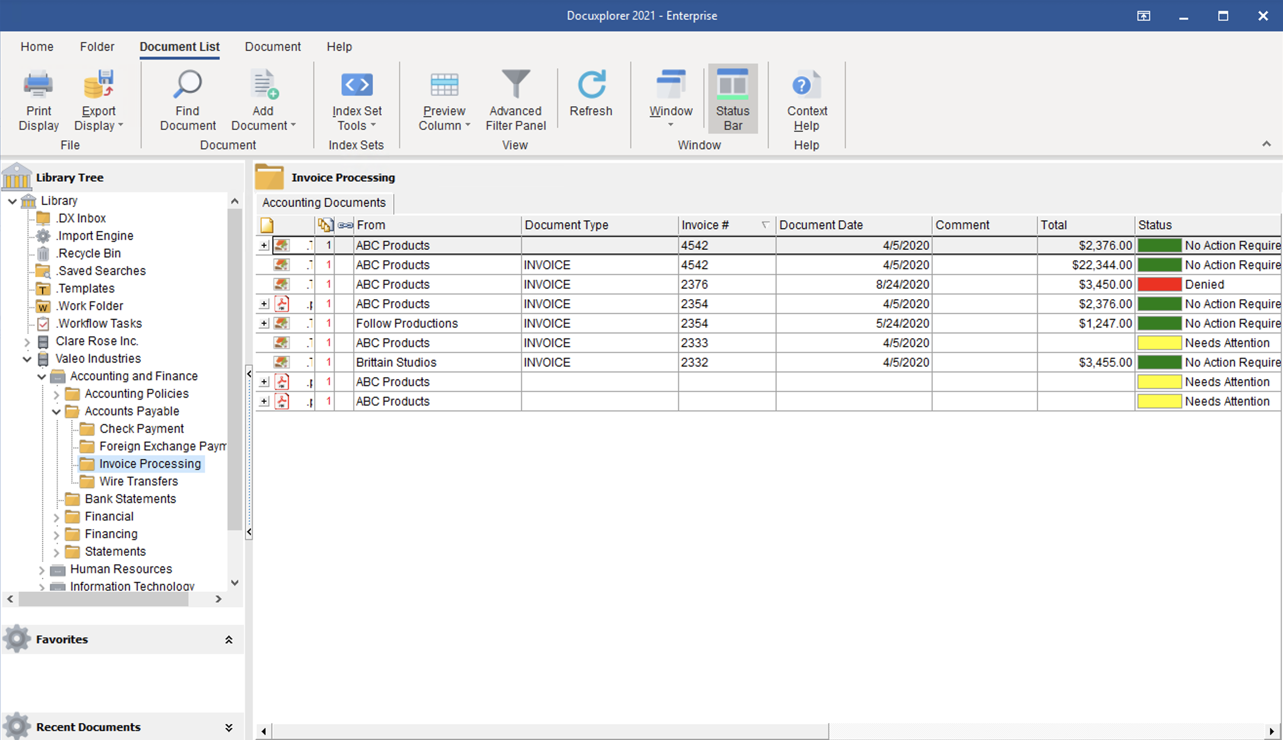 DocuXplorer Software - Create Index Sets and Index Set Fields (metadata) to identify the important details of a record. This yields the quickest and most accurate results when searching through years of records.