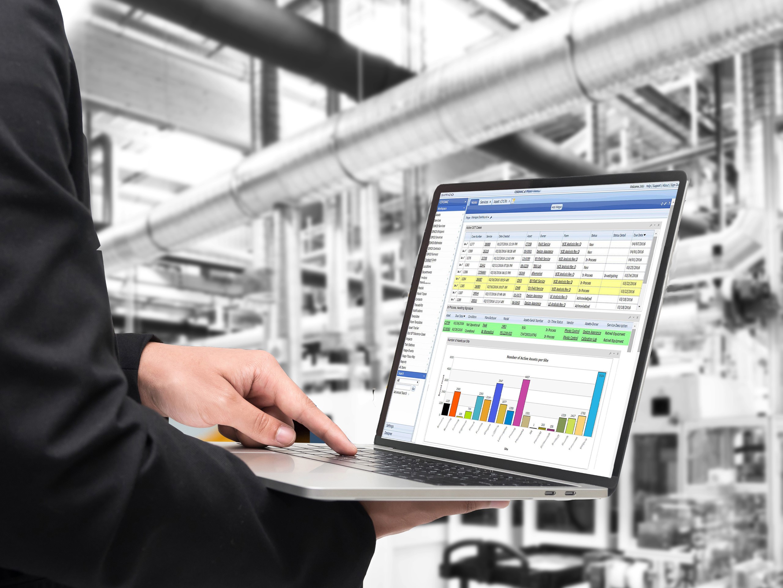 CERDAAC screenshot: Ensure Every Asset in Your Operations is Effectively Enrolled, Managed and  Optimized