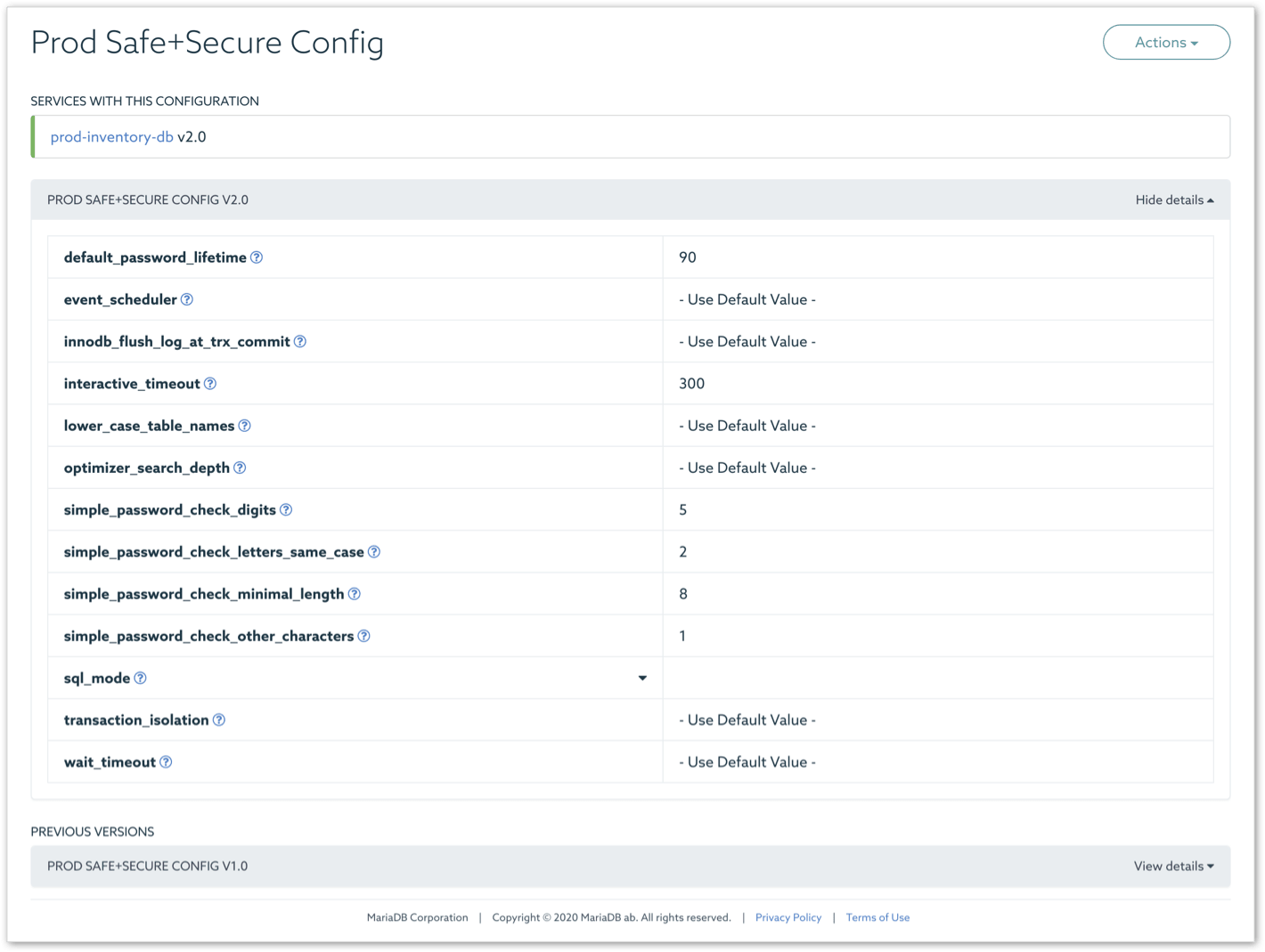 MariaDB Logiciel - 1