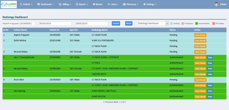 EazyHMS Software - 2