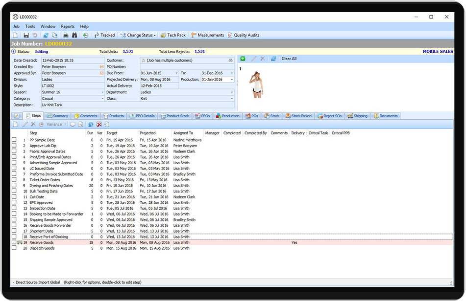 Sync Software - Prioritize tasks using the critical path module