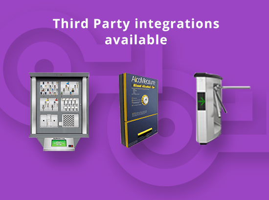 Third Party integrations available