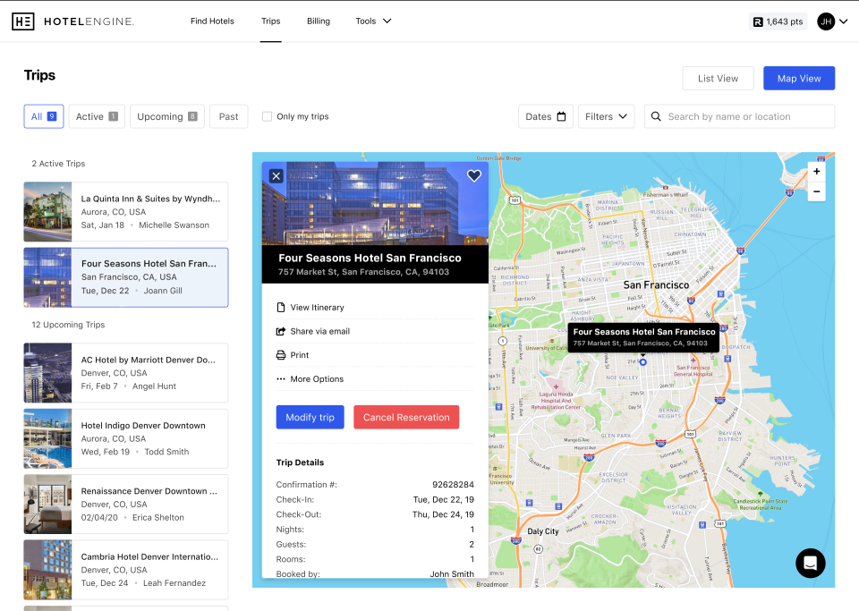Active and upcoming trips-thumb