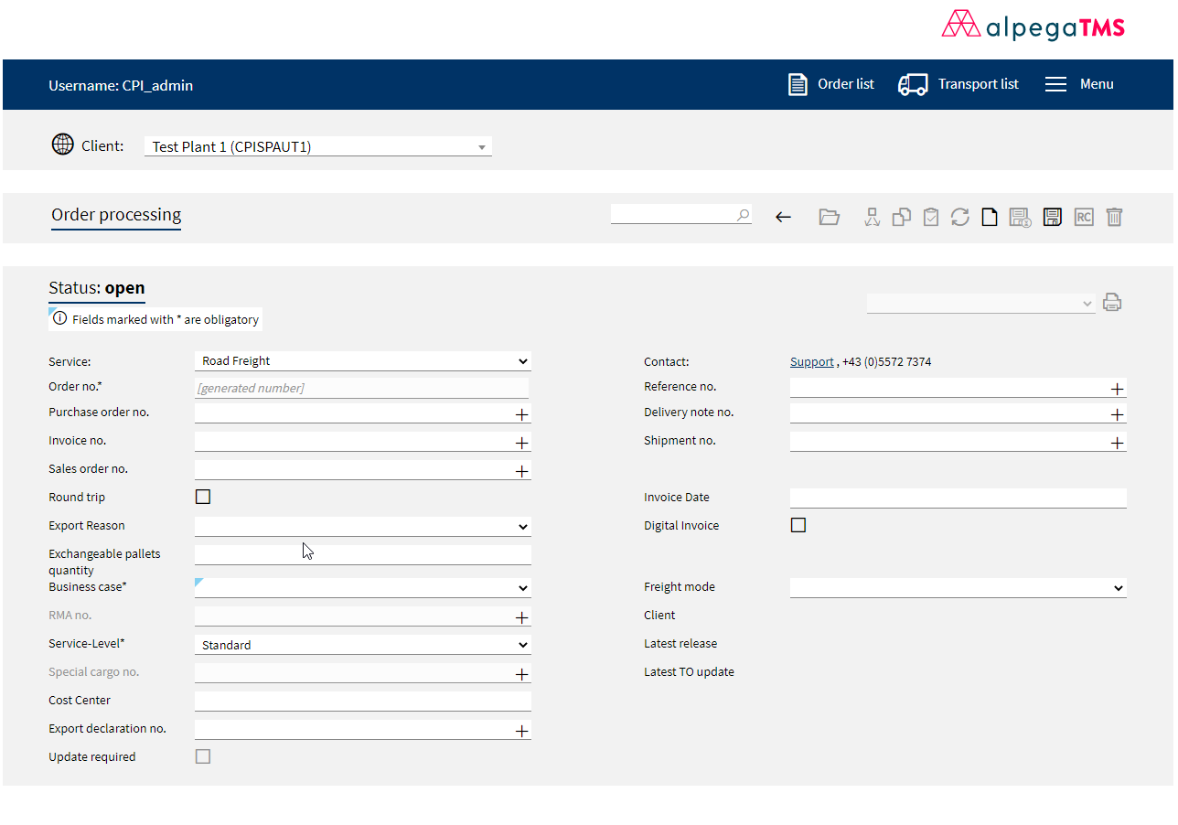 Alpega TMS Software - 2