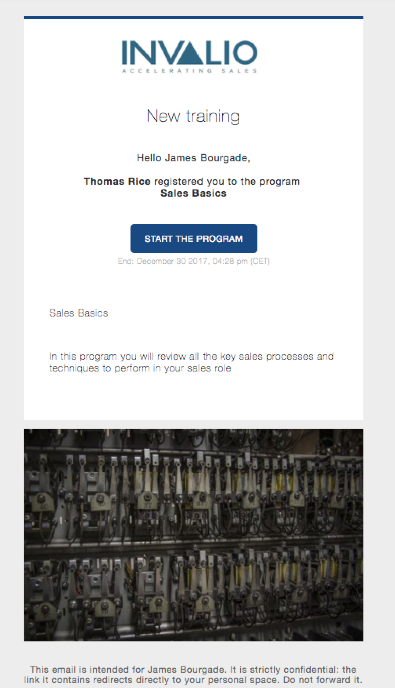 Notify by emails