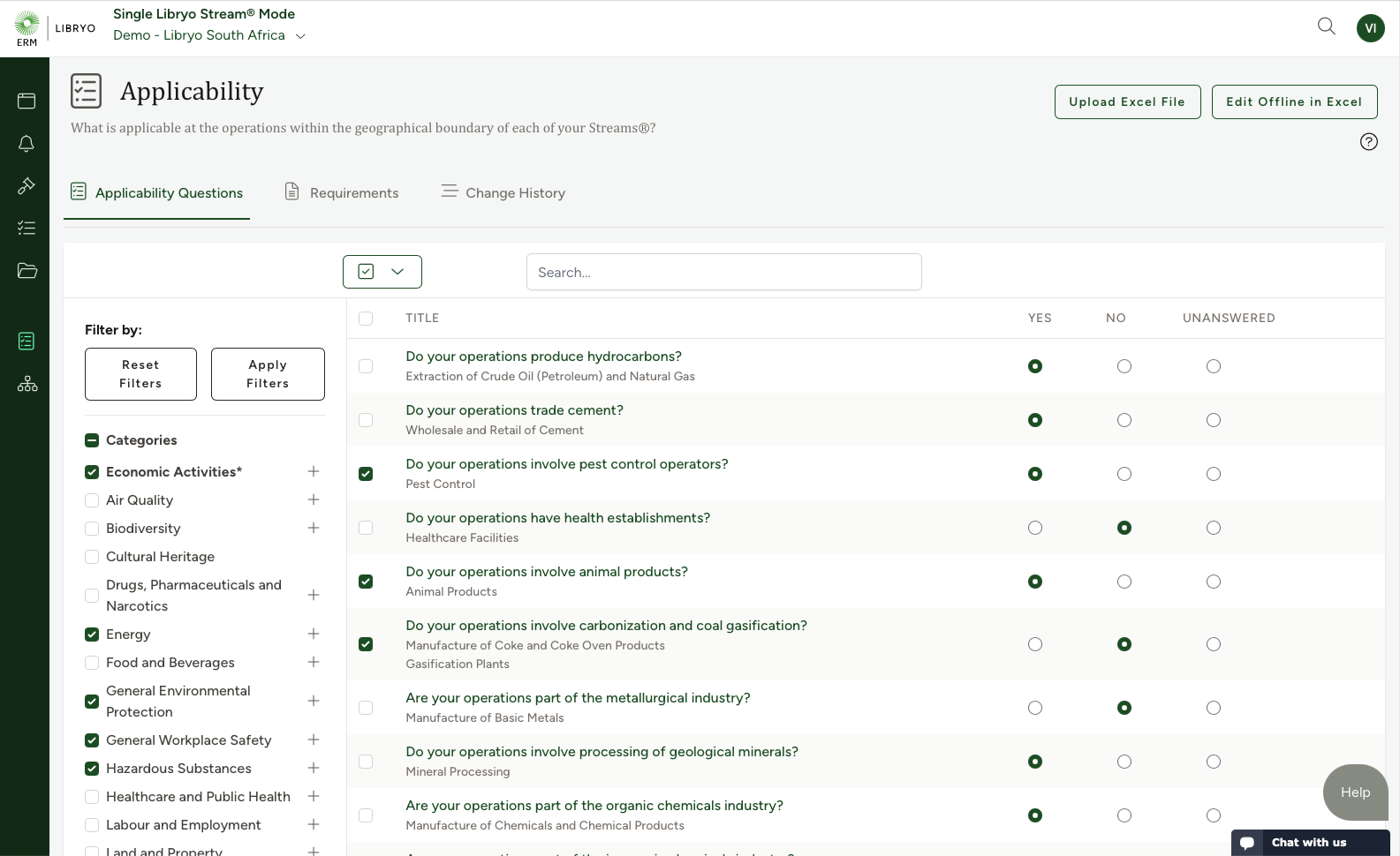 Libryo Software - ERM Libryo Applicability Module