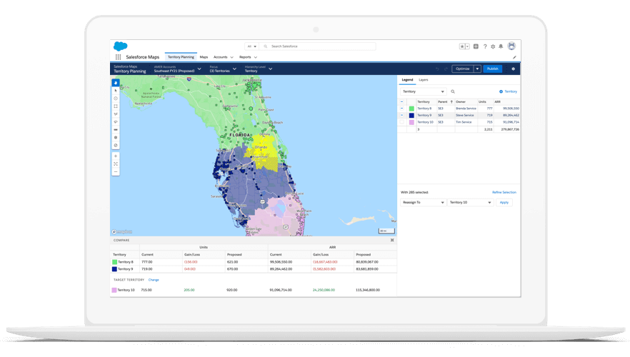 Salesforce Maps Software - 2