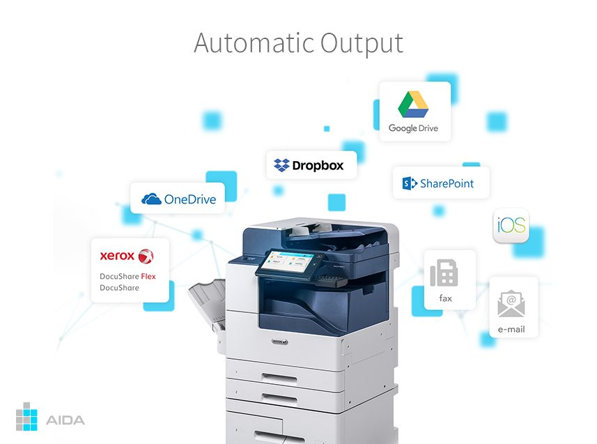 Xerox MFD integration to enable 1-touch scan and more