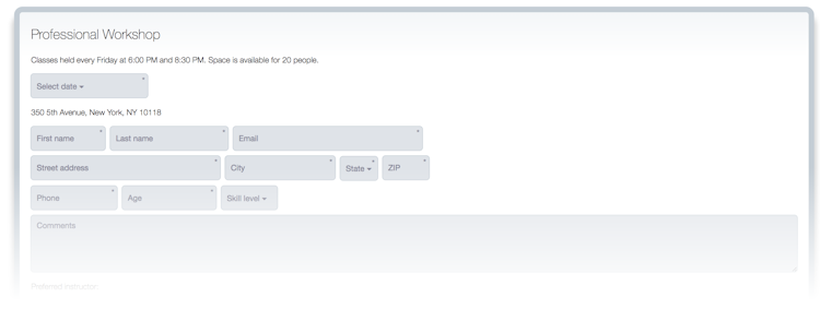 Payformix screenshot: Create and share online forms quickly and easily