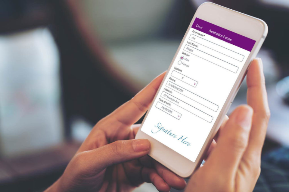 Online Forms and Bookings Calendar for Aesthetics Clinics and Practitioners. Reduce Paper Usage, Save Time and Improve your Client Experience with Aesthetics Forms!