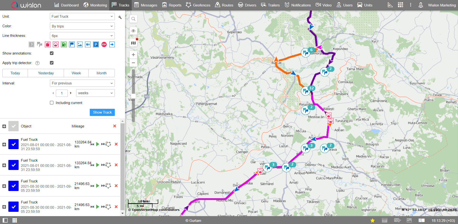 Route planning and optimization 