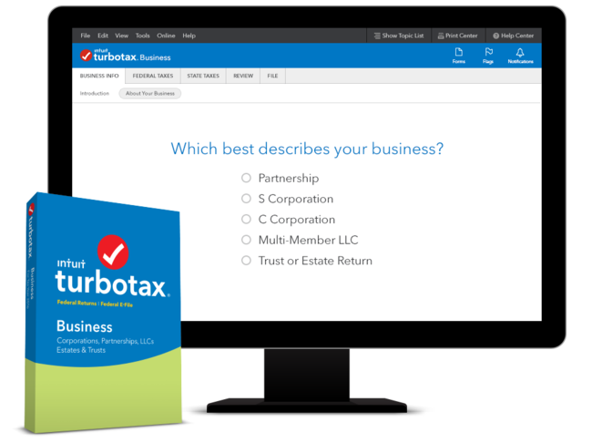 TurboTax Business business information