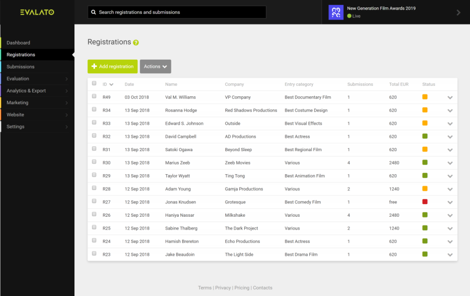 Evalato Software - 2