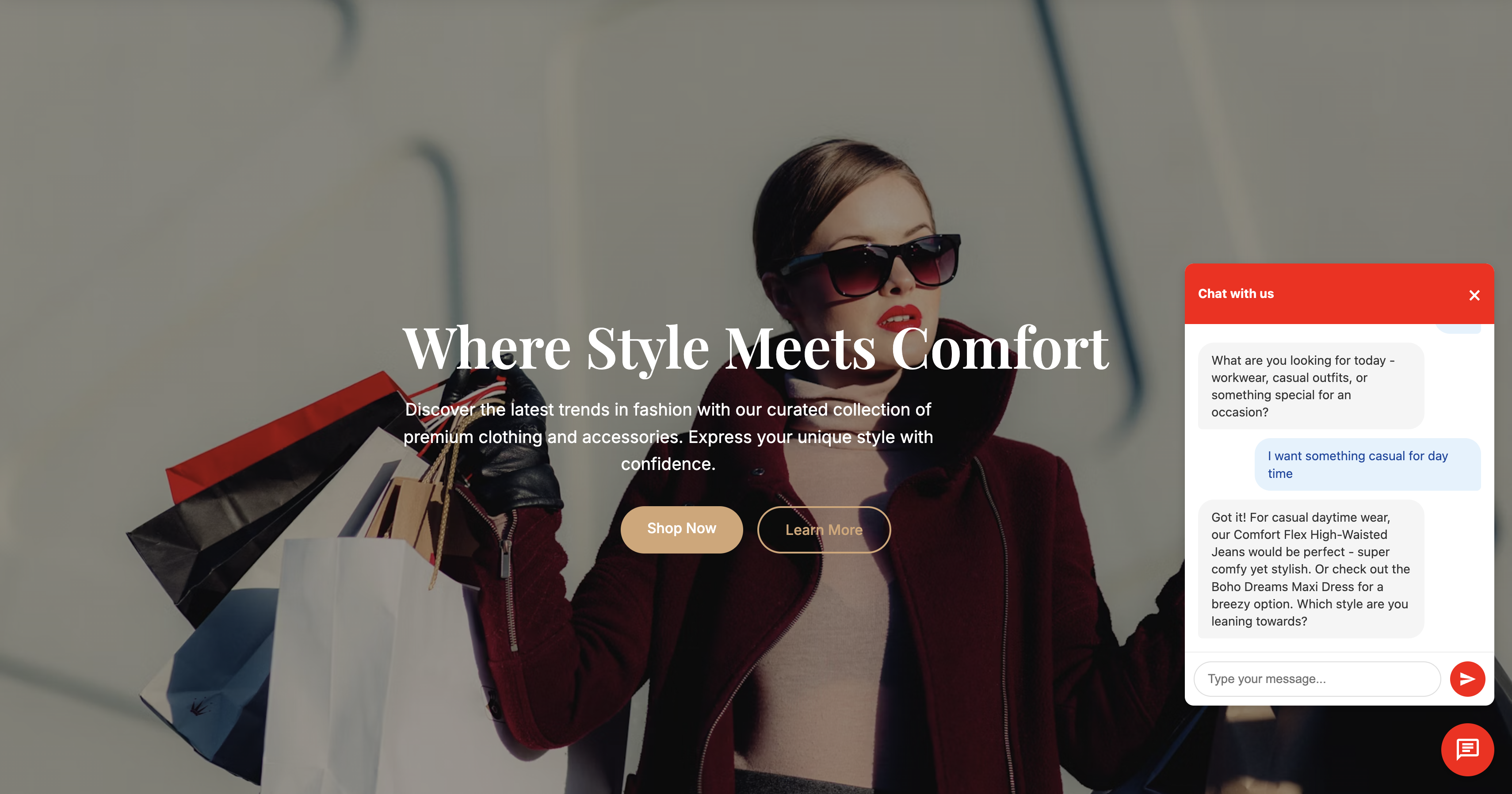 AI Sales Agent screenshot: AI Sales Agent real-time chat