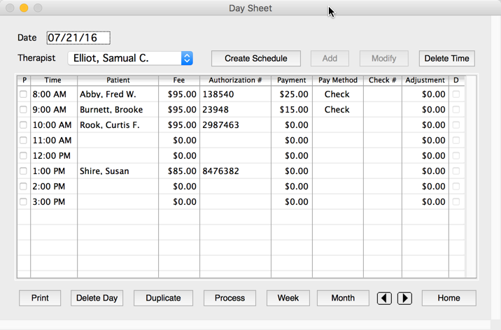 ShrinkRapt manage schedule to billing