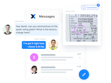 MaintainX Software - Collaborate with frontline teams through comments and in-app messages