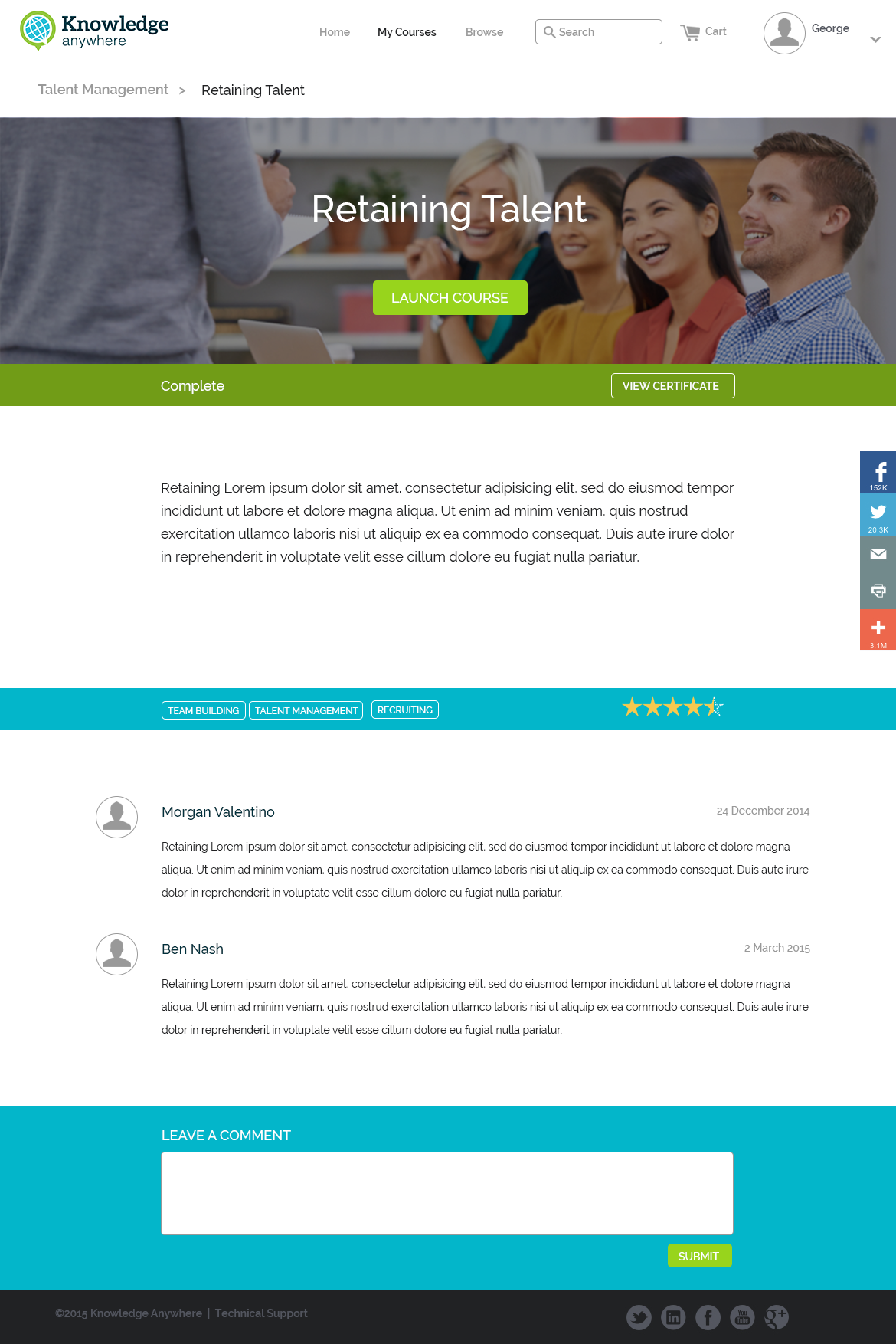 My courses