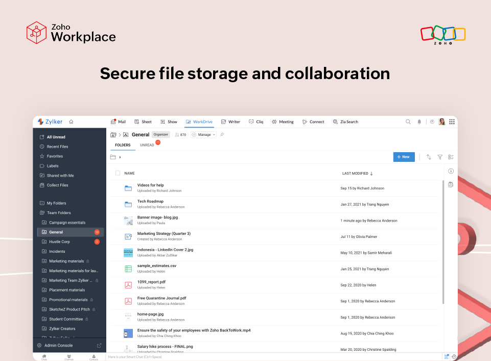 Secure file storage and collaboration