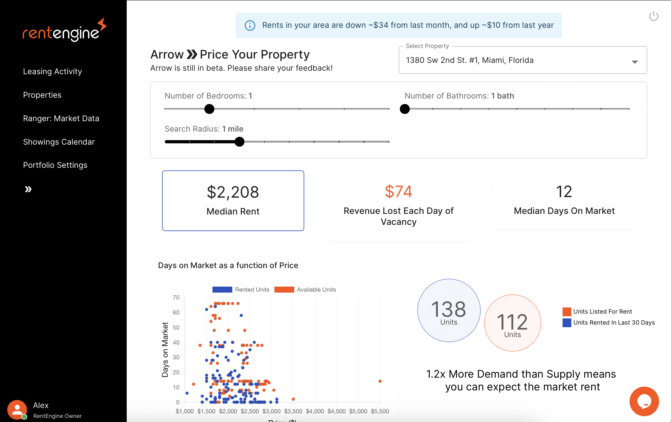 Arrow: our best-in-class rental comps and market analysis tool