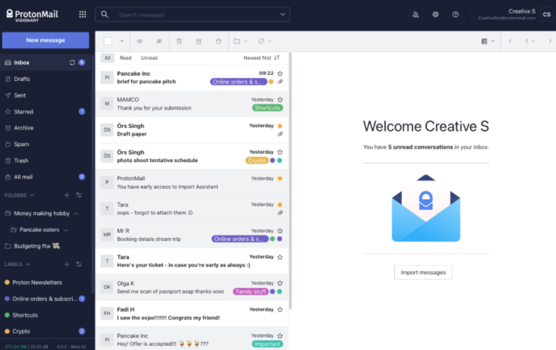 ProtonMail Software - 1