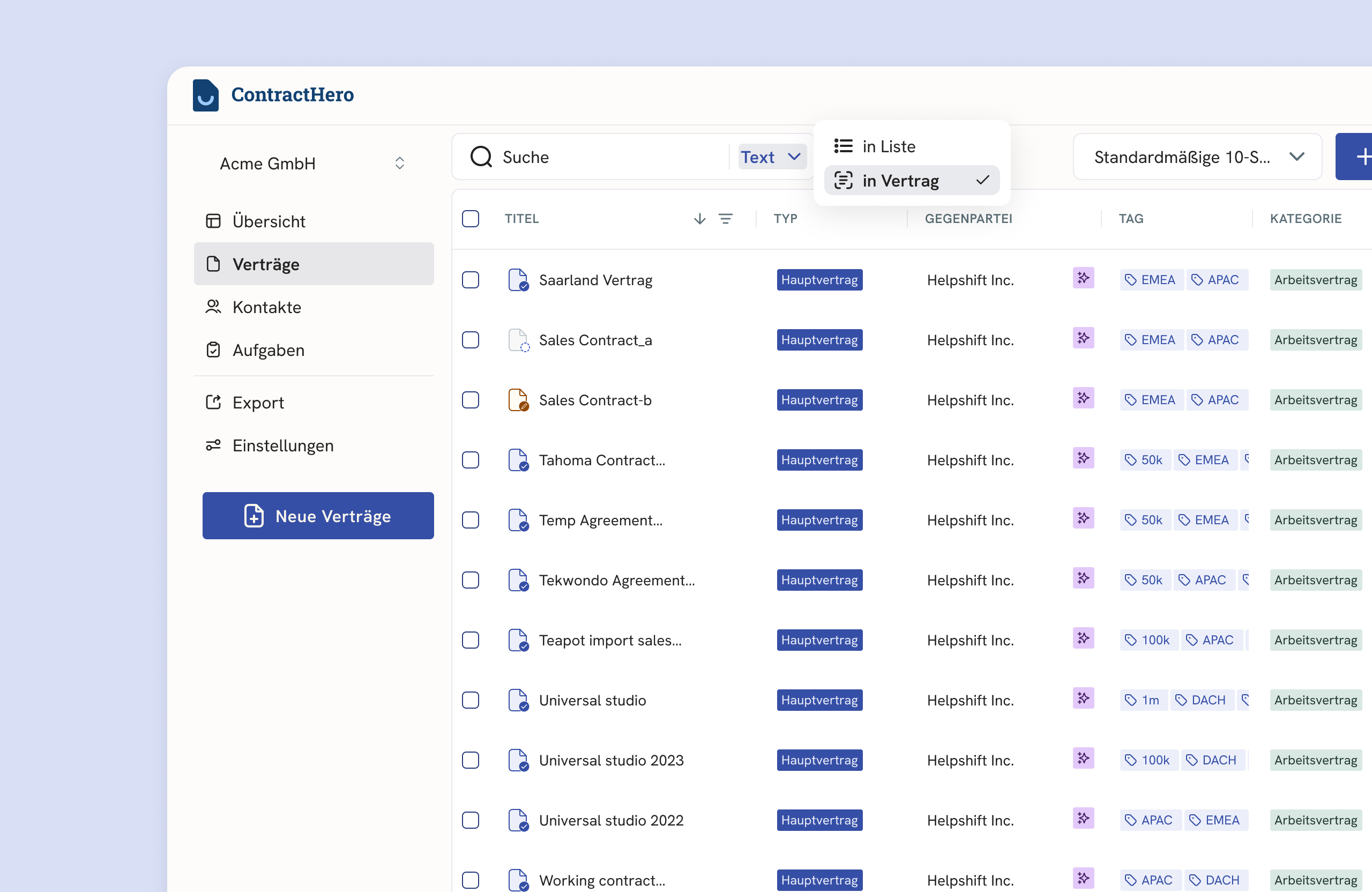 ContractHero Software - 2