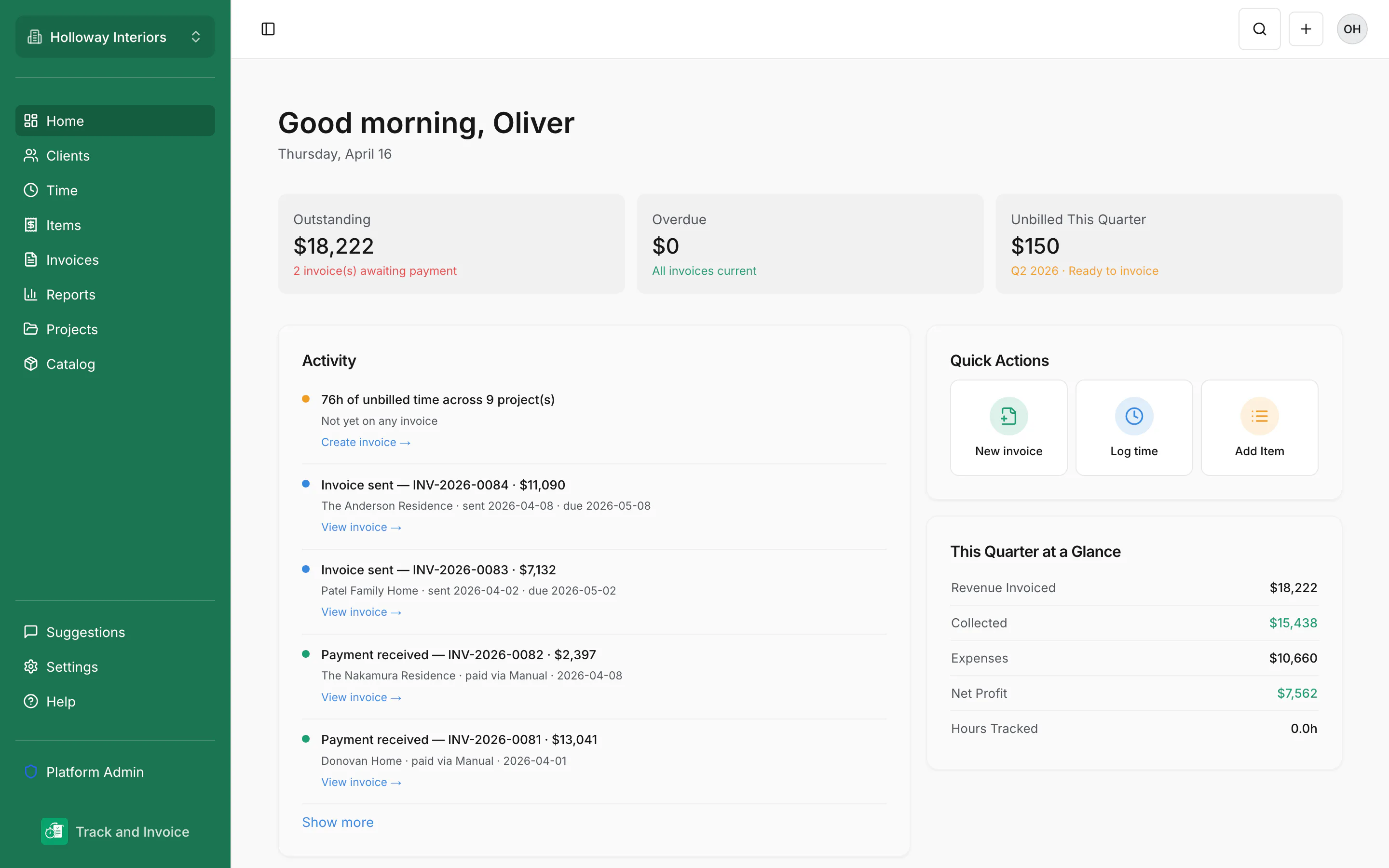 Track and Invoice Reviews, Prices & Ratings | GetApp Canada 2026