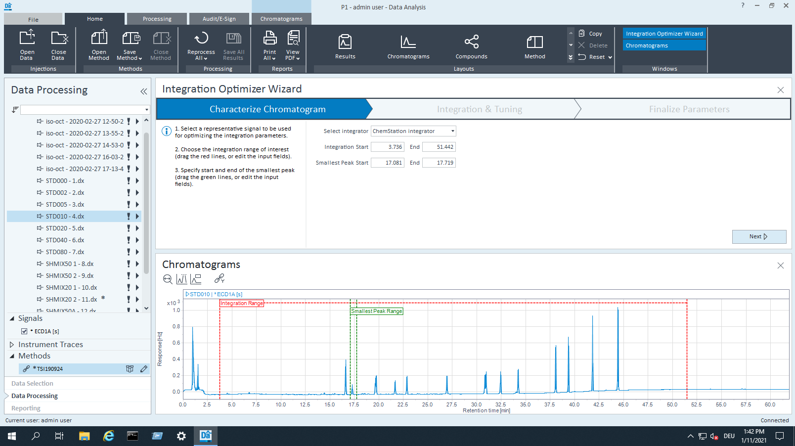 OpenLab CDS Software - OpenLab CDS integration optmizer wizard