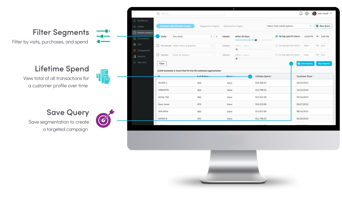 PayiQ screenshot: Payment overview