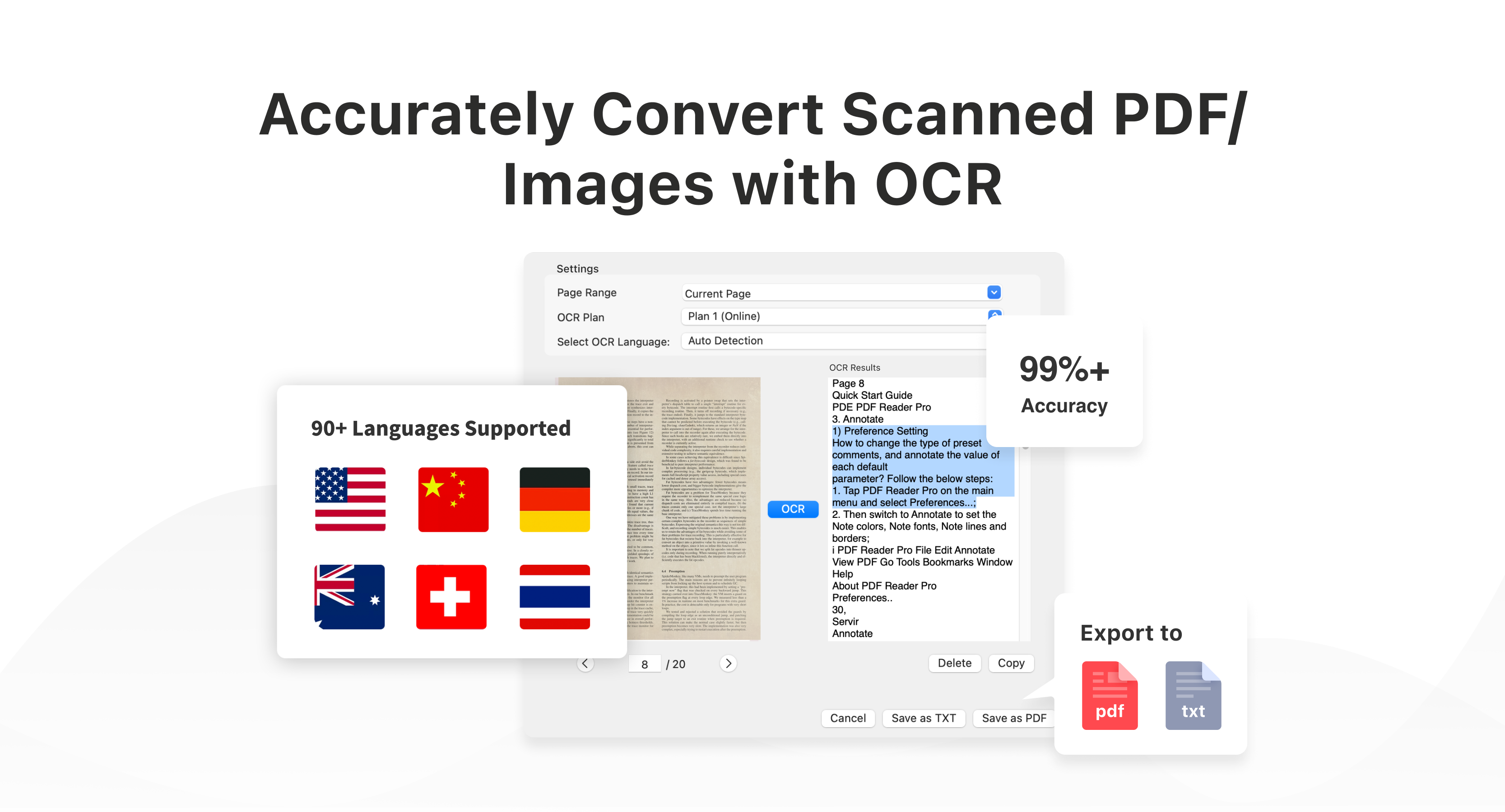 OCR Scanned PDF