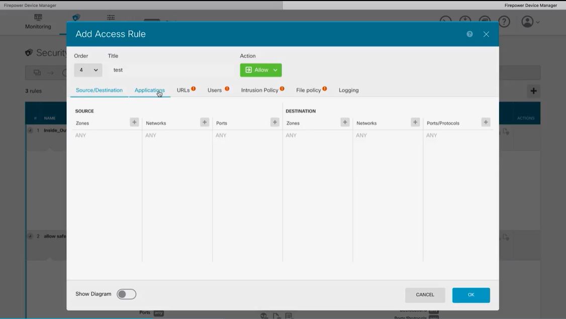 Cisco Secure Firewall screenshot