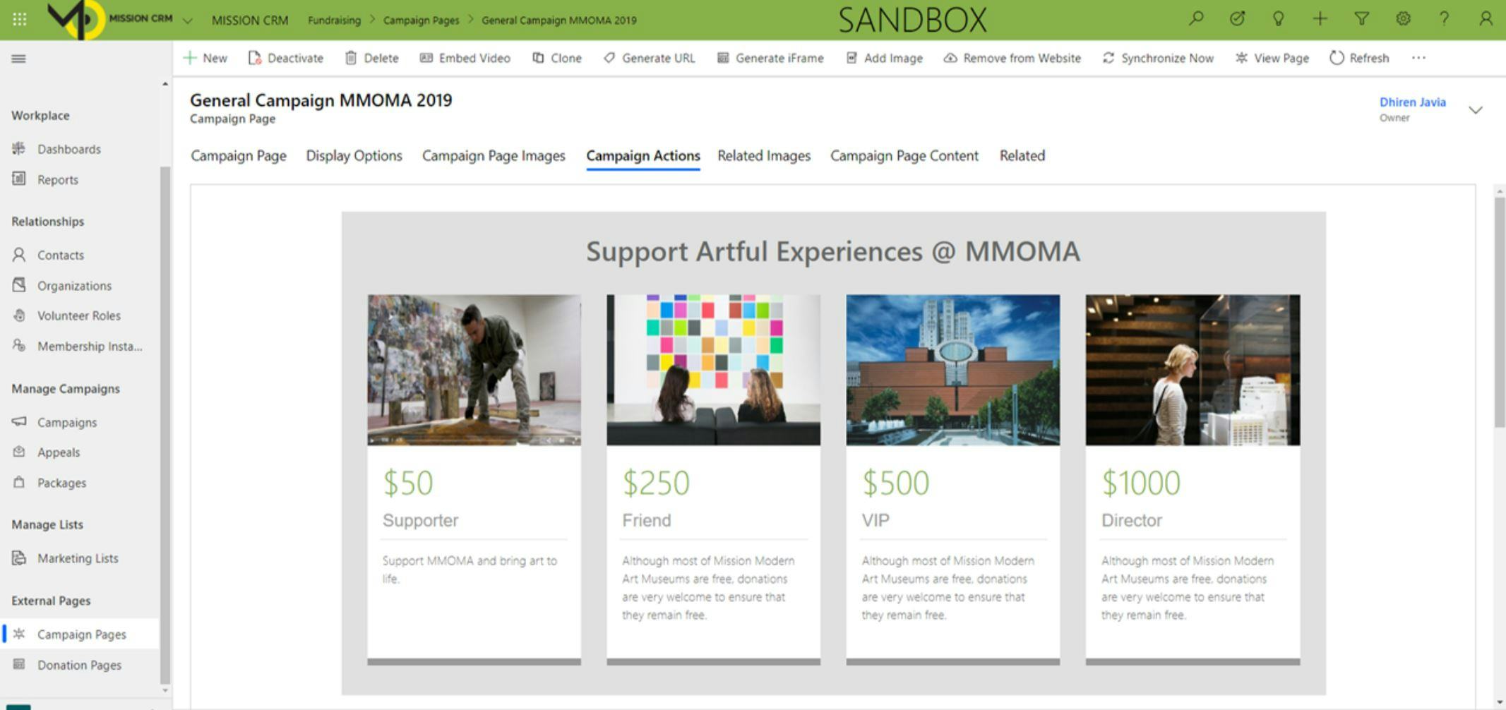 Mission CRM Software - Mission CRM - campaign