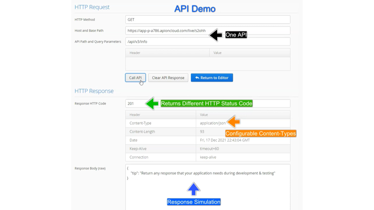 API Simulating HTTP 201