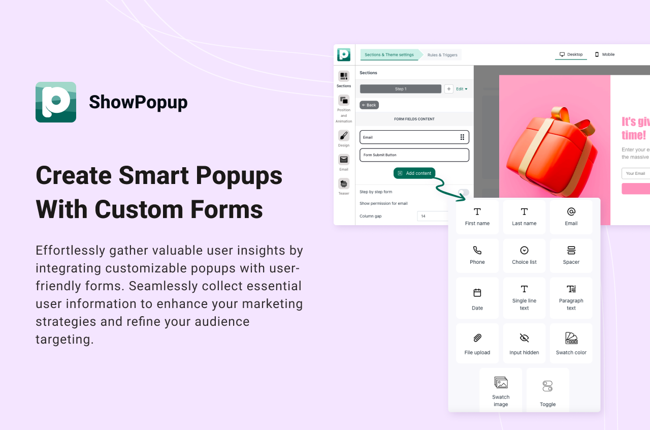 Create Smart Popups With Custom Forms