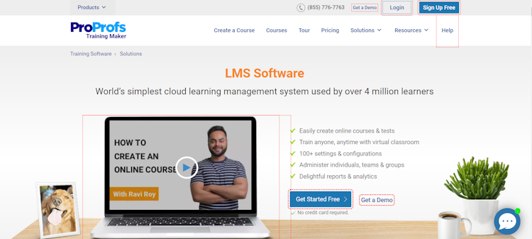 ProProfs LMS screenshot: LMS Software