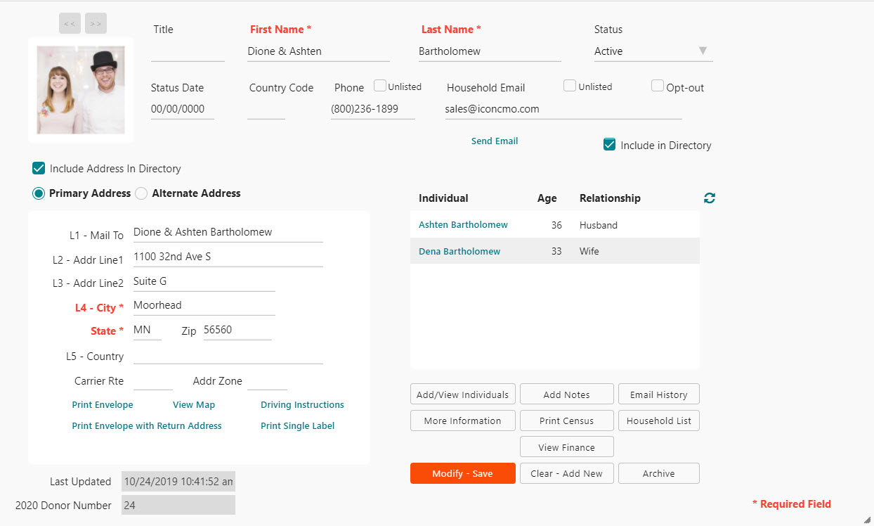 IconCMO member tracking
