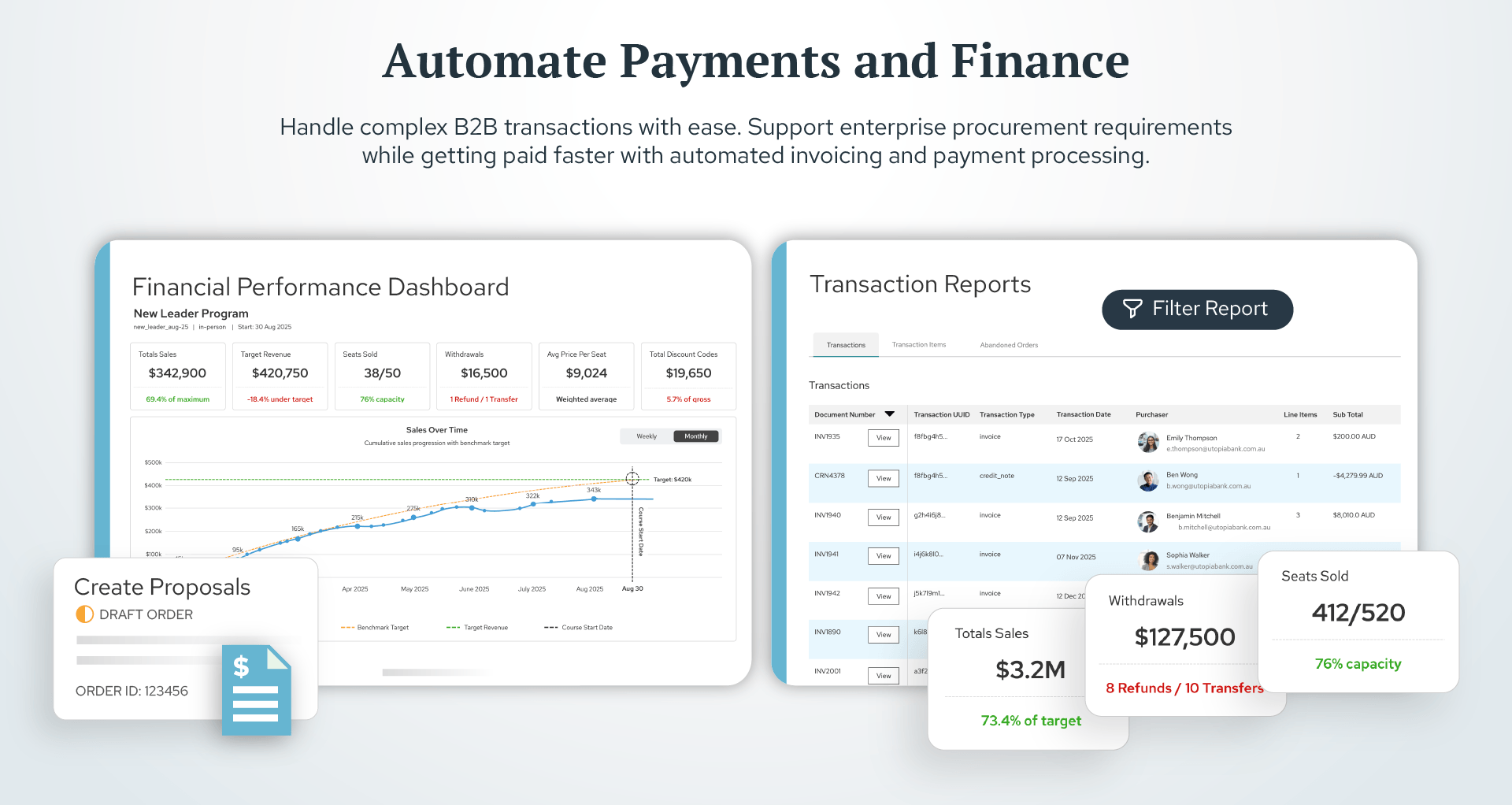 Guroo Academy screenshot: Guroo Academy automate payments and finance