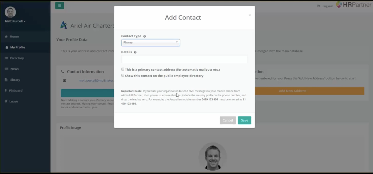 HR Partner Software - Employee self-service portals allow employees to edit their profiles