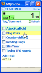 SlimTimer Logiciel - 2
