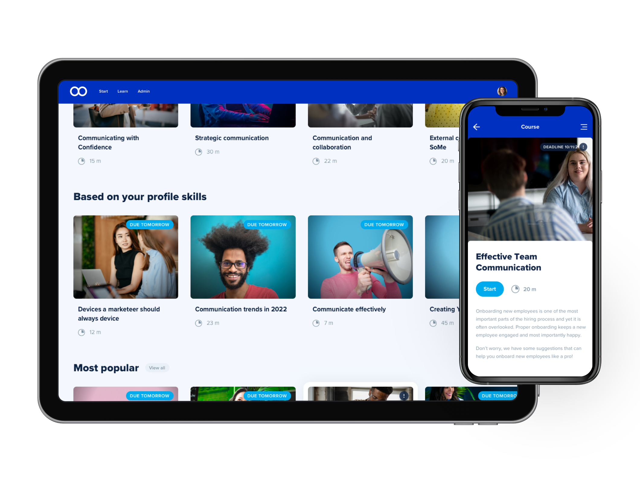 eloomi infinite Software - On Any Device
