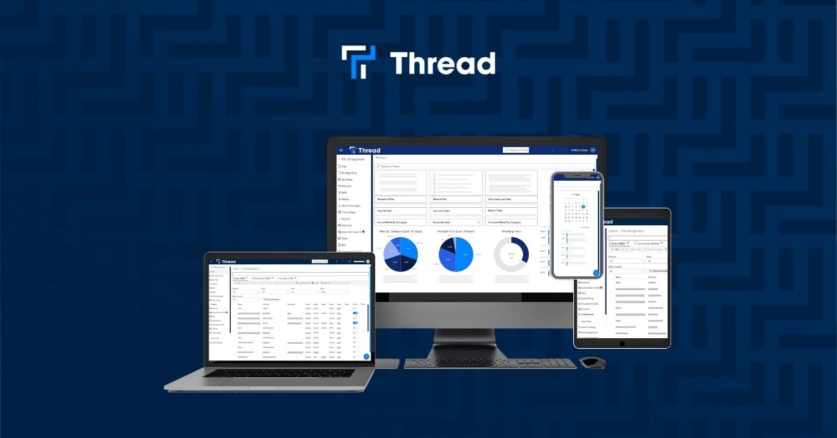 Thread Legal screenshot: Thread Legal All-in-one Software for Law Firms