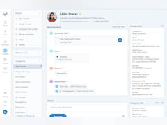 Less Annoying CRM Software - Contact profile - lets you see everything you need to know about your contact in an easy-to-read format. - thumbnail