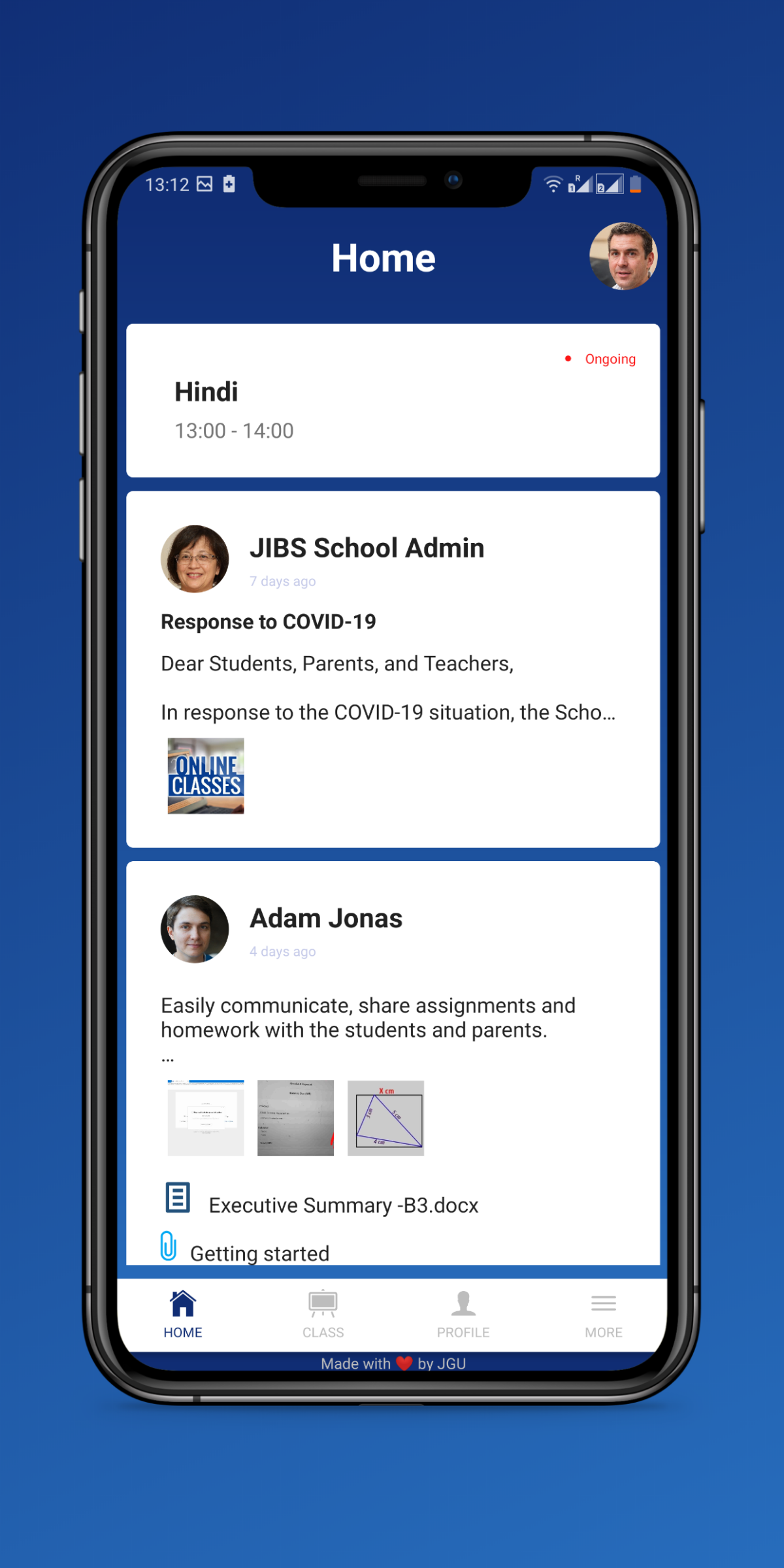 Tou screenshot: Tou dashboard