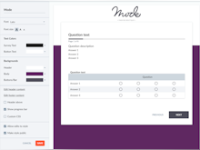 Checkbox Survey Software - Customizable style templates to reflect your brand.