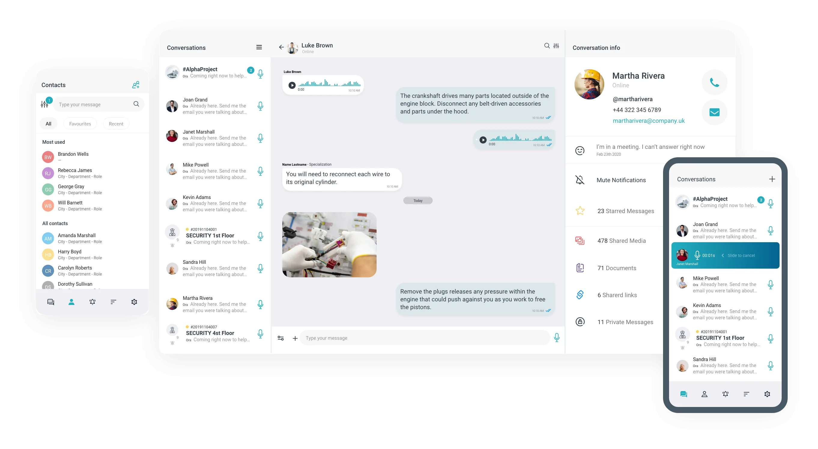 Messagenius - secure self-hosted messaging for employees