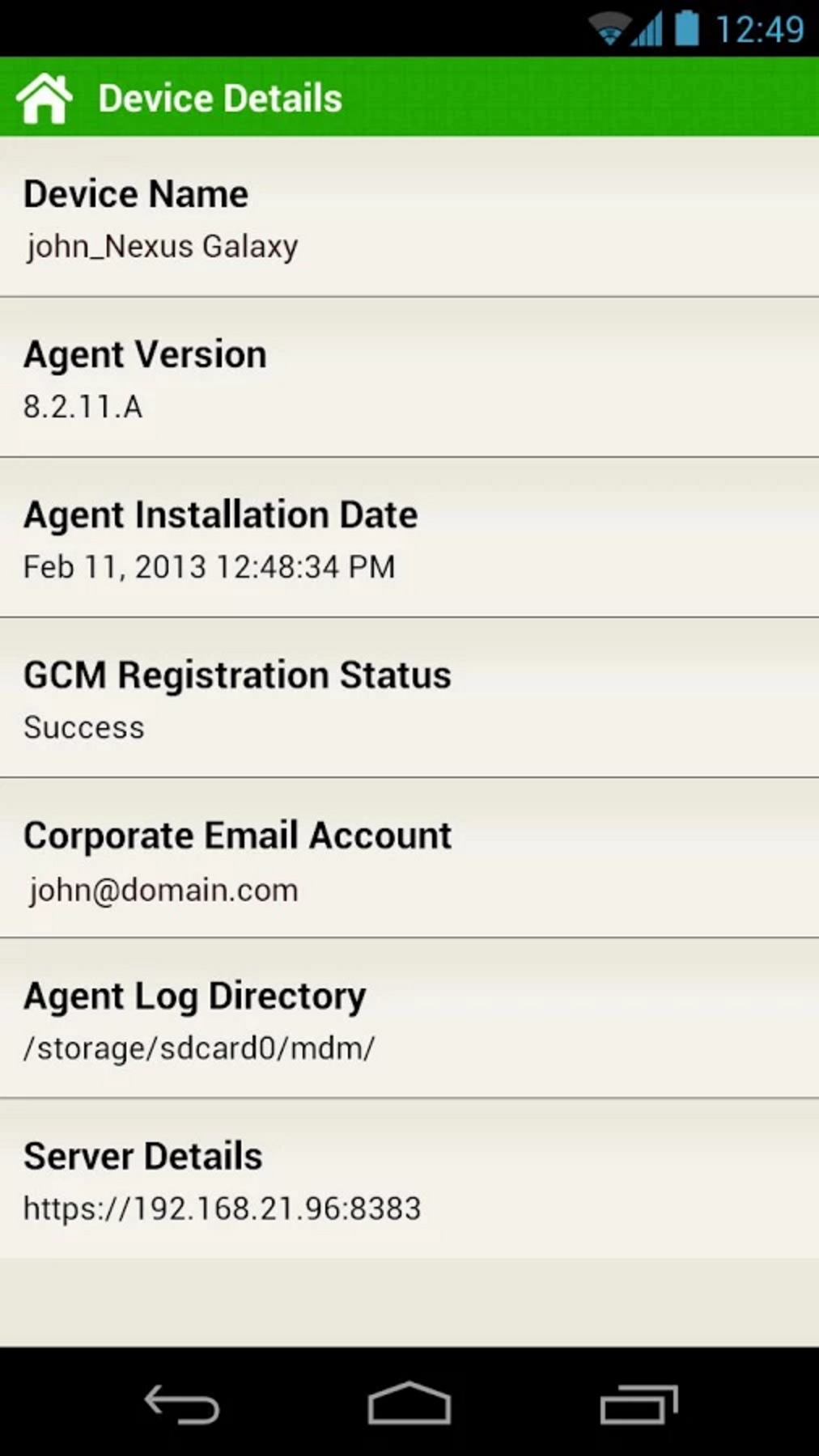 ManageEngine Mobile Device Manager Plus Software - Device Details