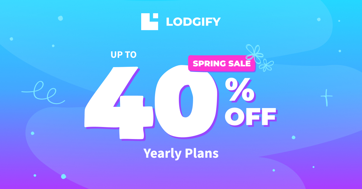 Spring Sale - Up to 40% off yearly plans
