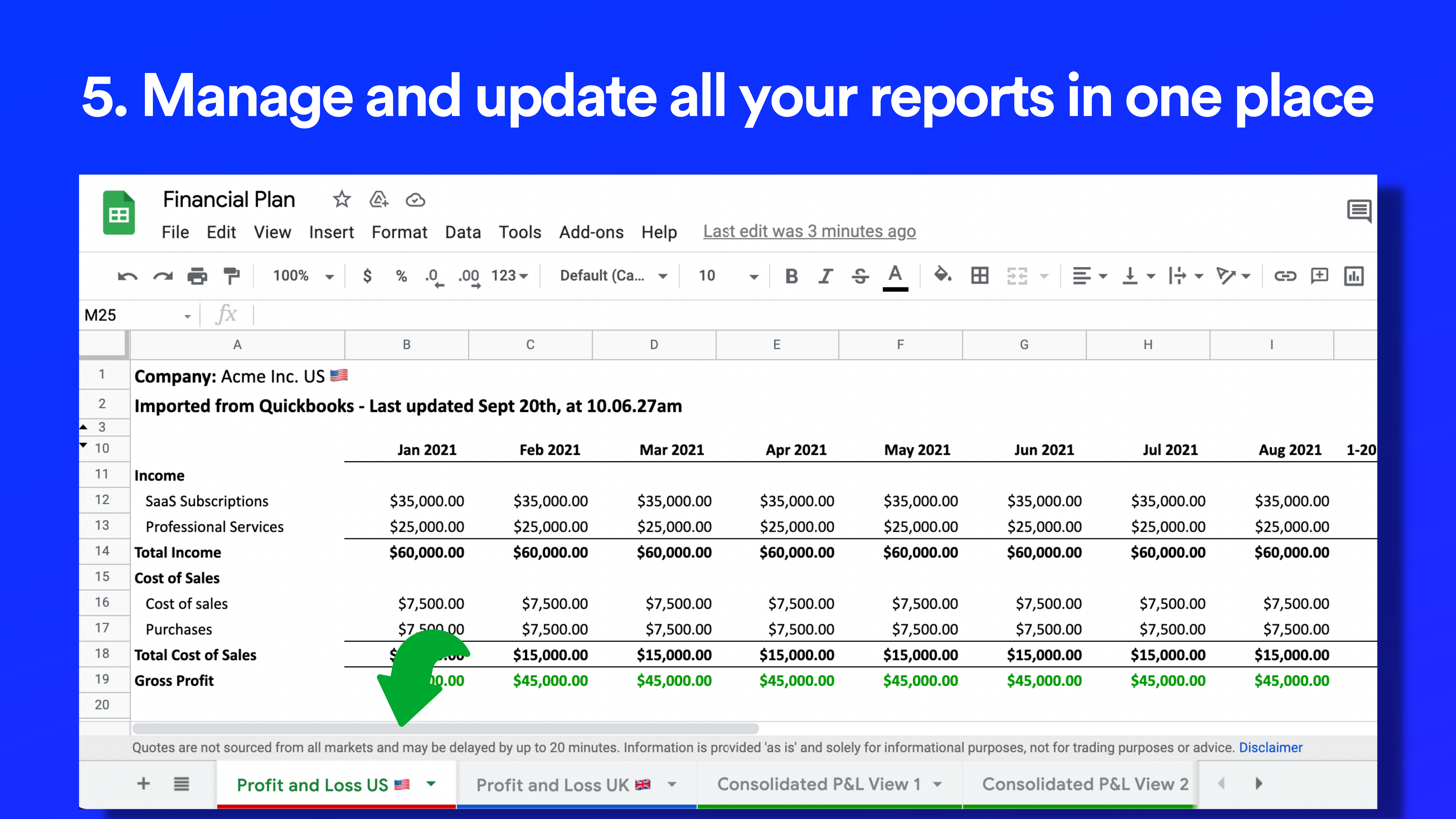 LiveFlow Software - Manage and update your reports in one place