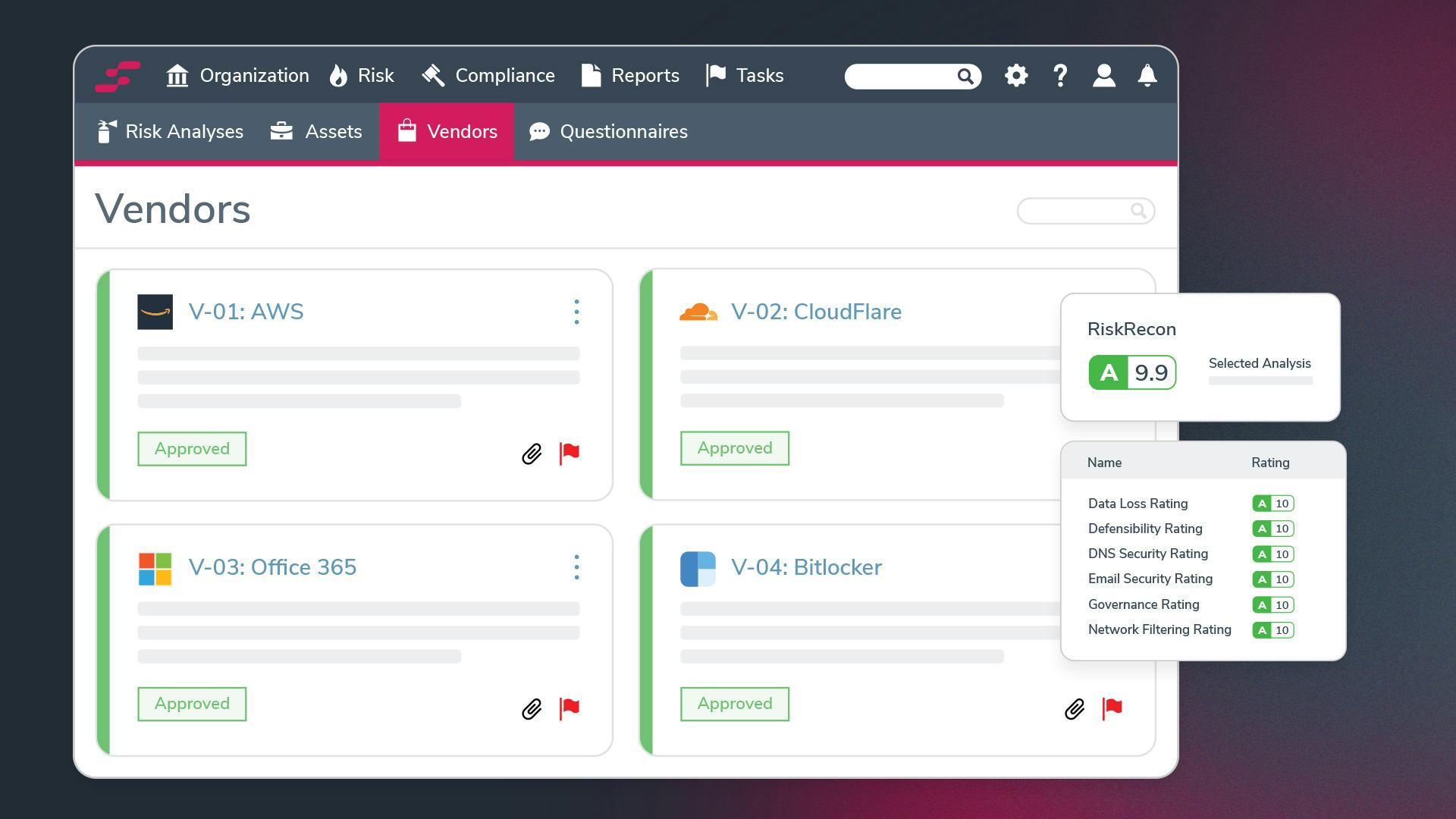 StandardFusion Software - Vendor Management