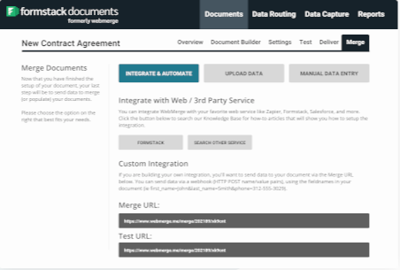 Formstack Documents document merging