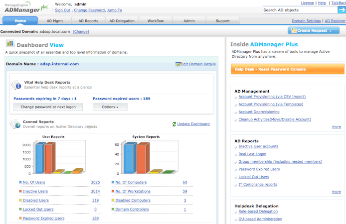 ManageEngine ADManager Plus 2025 Pricing, Features, Reviews ...